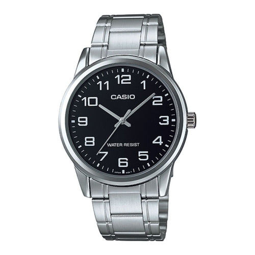 Unisex-Armbanduhr Casio COLLECTION Schwarz Silber (Ø 38 mm)