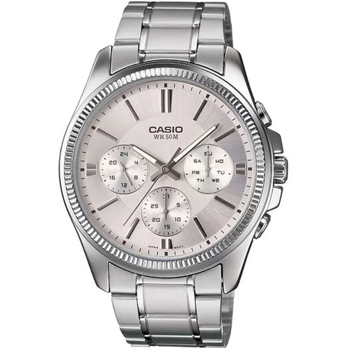 Herrenuhr Casio ENTICER GENT Silbergrau (Ø 35 mm)
